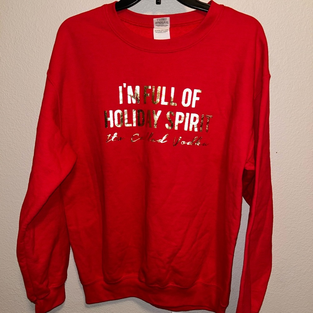 Funny Christmas Holiday Drinking Sweatshirt